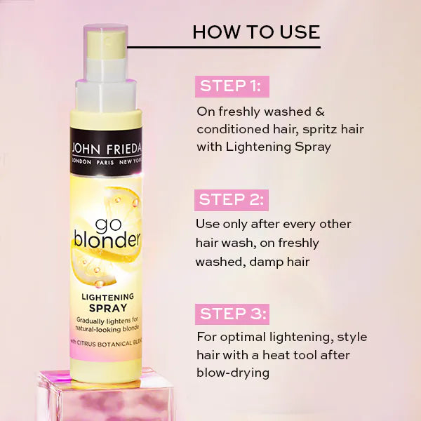 John Frieda Go Blonder lightening spray 100ml, UK version