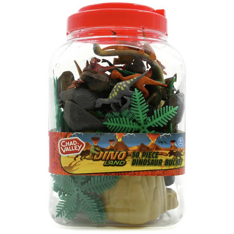 Chad Valley 50 piece dinosaur bucket set (British brand)