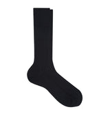 Harrods Falke Egyptian Cotton Ribbed Socks- Buy online at McGrocer