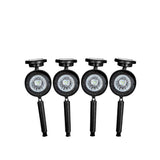 Sainsbury's black solar spotlights 4-pack - British product