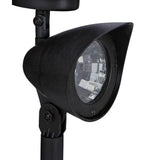Sainsbury's black solar spotlights 4-pack - British product