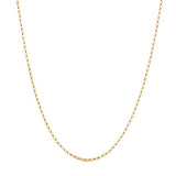 Revere 9ct yellow gold fine round belcher chain 20 inch (British brand)