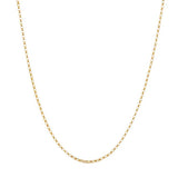 Revere 9ct yellow gold fine round belcher chain 20 inch (British brand)