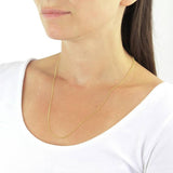 Revere 9ct yellow gold fine round belcher chain 20 inch (British brand)