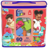 Mega Bloks building blocks bag pastel 60-piece, imported from the UK