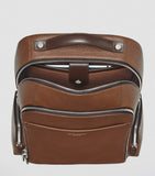 Aspinal of London Pebble Leather Reporter backpack, imported from the UK