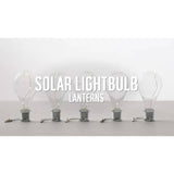 Sainsbury's set of 6 solar lightbulb lanterns - British product
