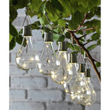 Argos Garden by Sainsbury's Set of 6 Solar Lightbulb Lanterns Outdoor LED Lights- Buy online at McGrocer