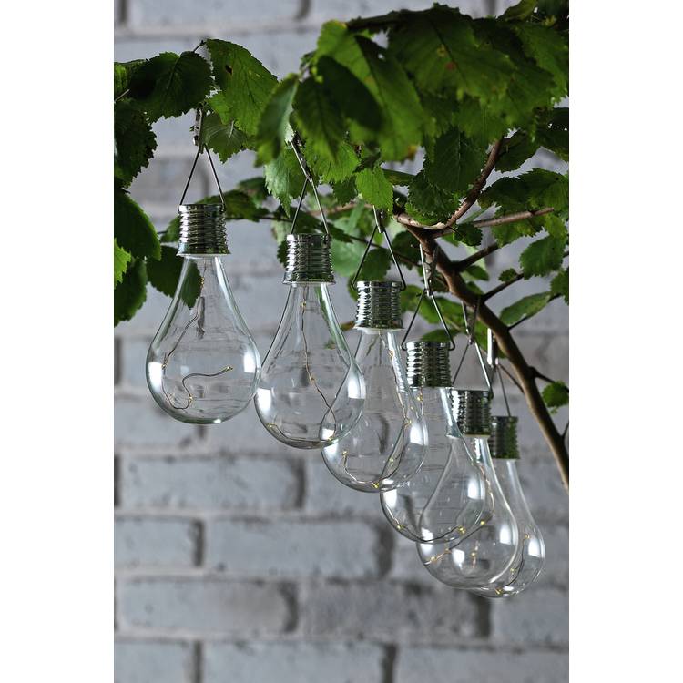 Sainsbury's set of 6 solar lightbulb lanterns - British product