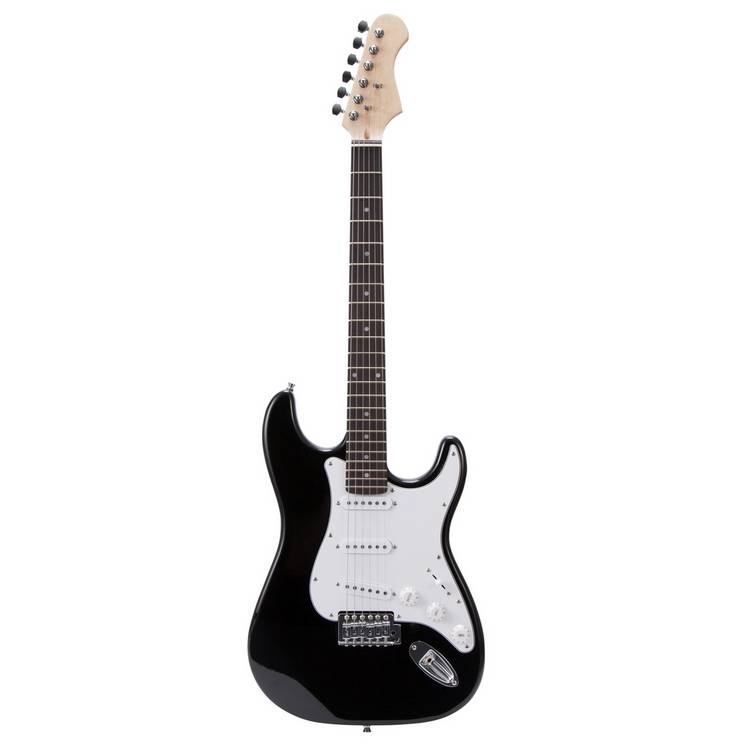 RockJam guitar kit with amp black 39-inch - British product