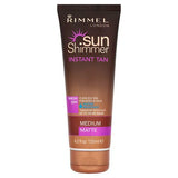 Superdrug Rimmel Sunshimmer Instant Tan Medium Matte Fake Tan 125ml- Buy online at McGrocer