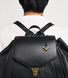 Emporio Armani pebbled leather backpack, imported from the UK