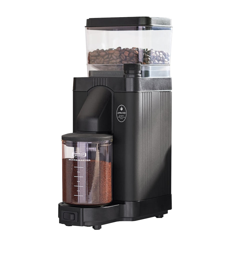 Moccamaster KM5 coffee grinder, imported from the UK