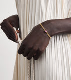Anita Ko yellow gold sapphire chain bracelet 16.5cm, UK version
