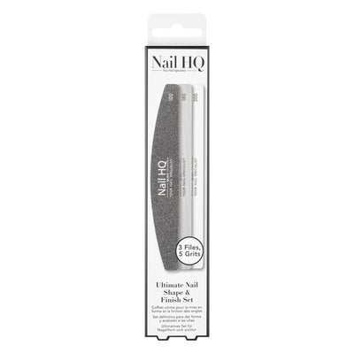 Superdrug Nail HQ Ultimate Nail Shape & Finish Set - 3 Pack- Buy online at McGrocer