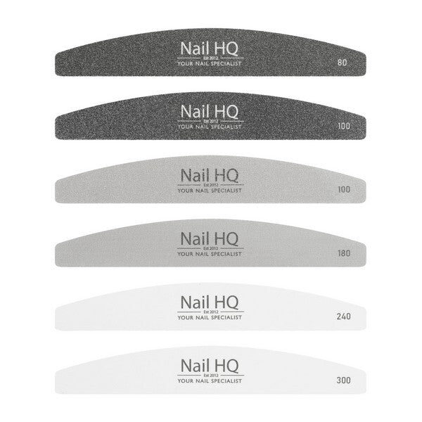 Nail HQ Ultimate Nail Shape & Finish Set 3 Pack, imported from the UK