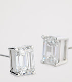 Harrods white gold diamond stud earrings 1.00ctw (British brand)