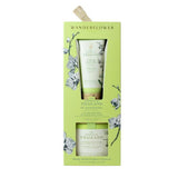Superdrug Wanderflower Essence of Thailand The Grounded Duo Hand and Foot Care Gift Set, Lemongrass & Jasmine, 75ml + 400g- Buy online at McGrocer