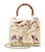 Harrods Aspinal of London Raffia Floral Embroidery Mayfair Bag- Buy online at McGrocer