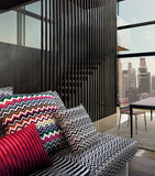 Missoni Zigzag Belfast Cushion 40cm x 40cm, imported from the UK