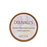 Douvalls Organic Argan Body Butter Vanilla 60ml - British product