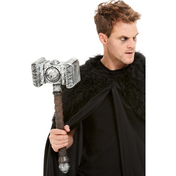 Smiffys hammer prop silver 52cm (British brand)
