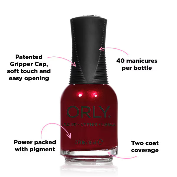 Orly Nail Polish Crawford's Wine 18ml, imported from the UK
