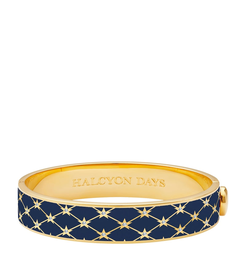 Halcyon Days star bangle 6cm - British product