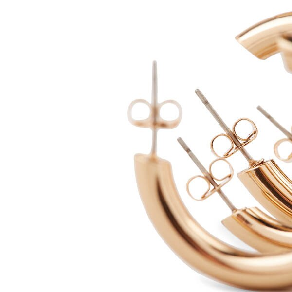 Superdrug Studio Gold Tone 2 Pack Fashion Hoops GOODS Superdrug