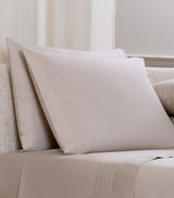 Harrods Frette Cotton Lush Ajour Oxford Pillowcase Set (51cm x 71cm)- Buy online at McGrocer