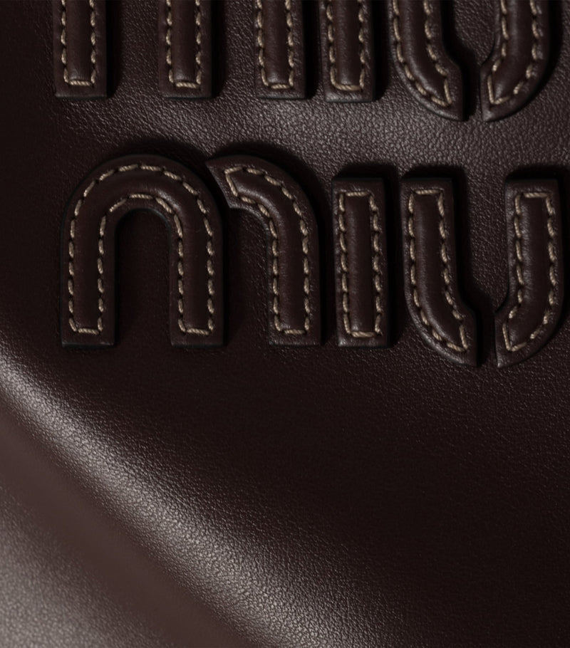 Miu Miu Leather Ivy Tote Bag medium (British brand)