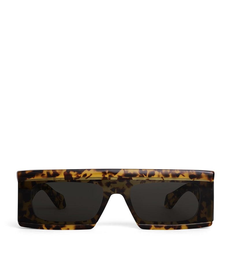 Alaïa rectangular mask acetate sunglasses (British brand)
