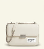 Alexander McQueen croc-embossed leather satchel, imported from the UK