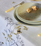 Alexandre Turpault Linen Botanical Tablecloth 170cm x 380cm - British product