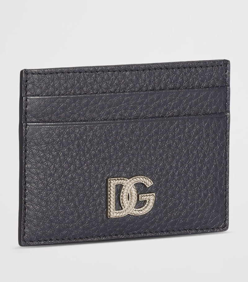 Dolce&Gabbana leather card holder with braided hardware, UK version