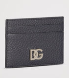 Dolce&Gabbana leather card holder with braided hardware, UK version