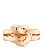Boodles rose gold knot ring (British brand)