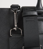 Emporio Armani logo leather briefcase, UK version