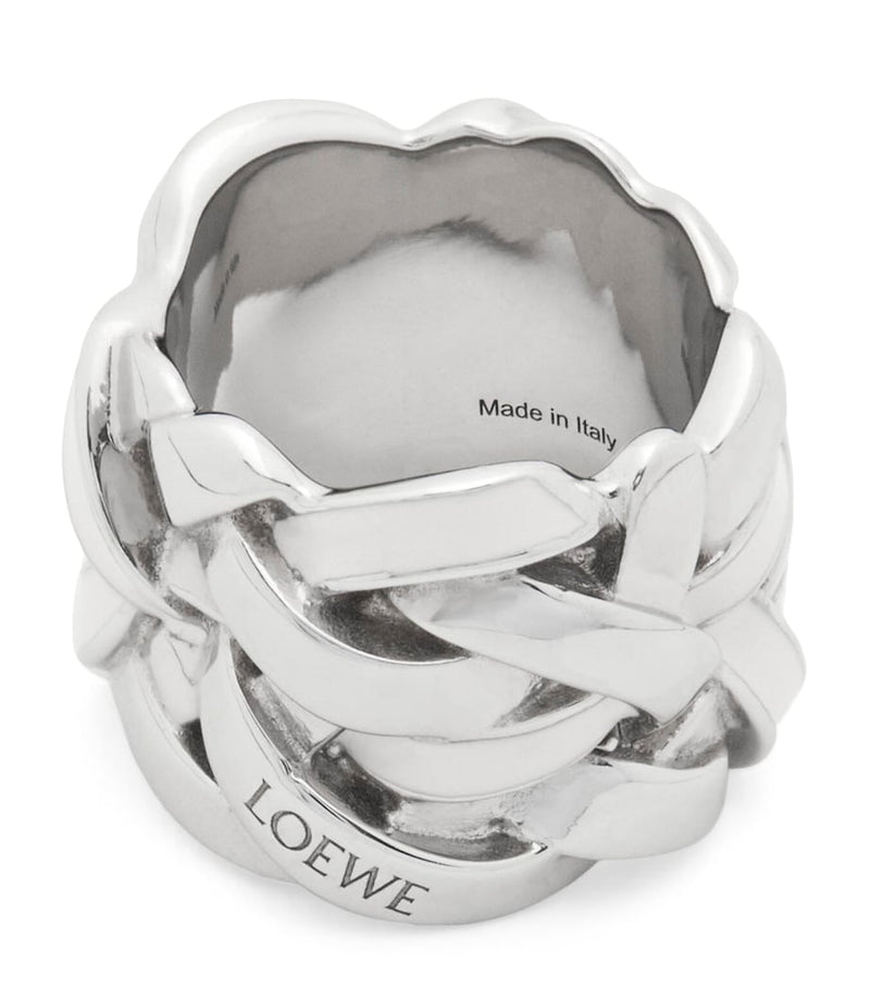 LOEWE sterling silver enamel nest ring imported from the UK