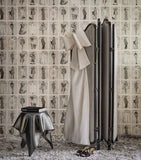Cole & Son x Harrods Couture Carousel wallpaper Monochrome Pearl - British product