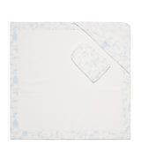 Harrods Harrods Organic Cotton Hooded Towel and Wash Mitt Set (70cm x 70cm)- Buy online at McGrocer