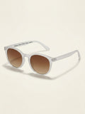 Burberry oval polarised sunglasses dark Havana brown gradient 54mm, UK version
