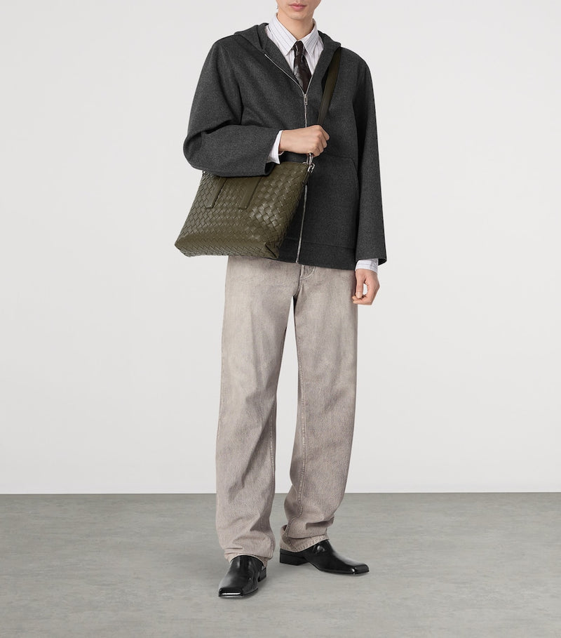 Bottega Veneta Intrecciato leather briefcase - British product
