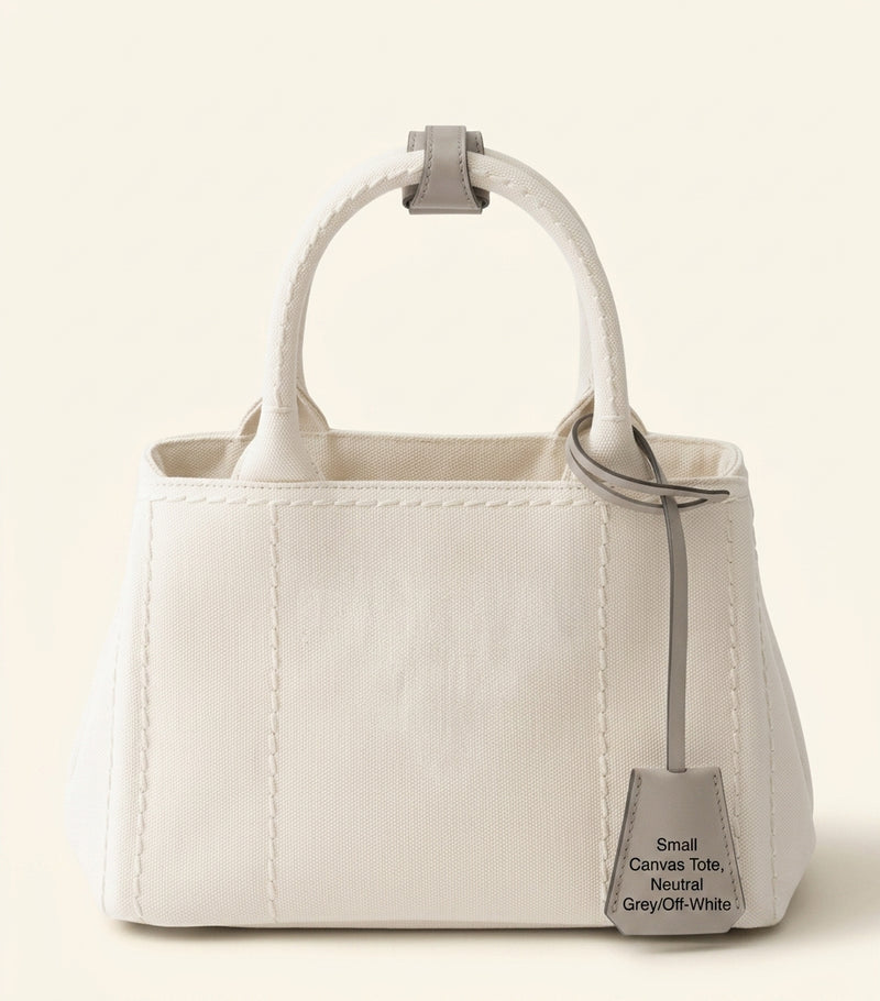 Prada Jardinière small canvas top-handle bag, imported from the UK