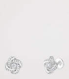 Boucheron Pivoine stud earrings white gold diamond - British product