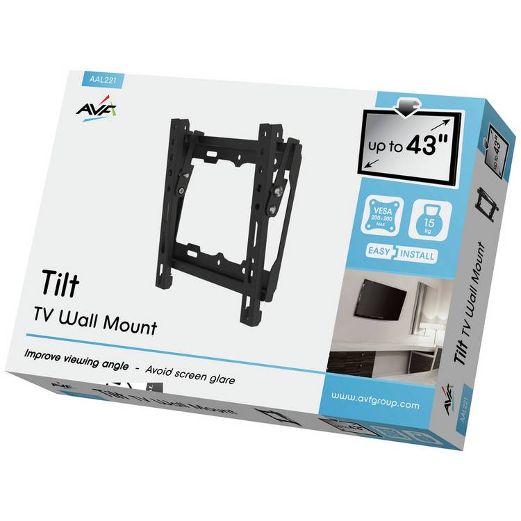 AVF tilting TV bracket 43 inch - British product