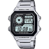 Casio Illuminator watch stainless steel bracelet (British brand)