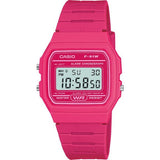 Casio watch pink resin strap 33.2mm, imported from the UK
