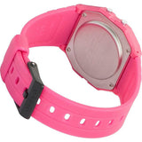 Casio watch pink resin strap 33.2mm, imported from the UK