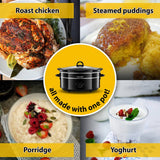 Crockpot 6.5 litre black slow cooker - British product